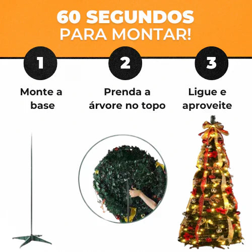 Árvore de Natal + Brinde Exclusivo De Natal