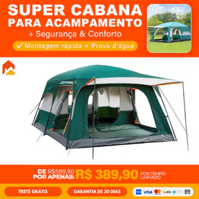 Super Cabana para Acampamentos com Montagem Rápida