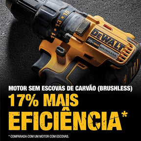 DEWALT Parafusadeira e Furaderia de Impacto de 1/2 Pol. (13mm) a Bateria 20V MAX* Litio-Ion sem Fio