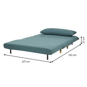 Sofá-Cama 2 Lugares Casal Génova Azul