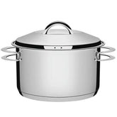 Caçarola Tramontina Solar 28cm 8,4L em Aço Inox com Fundo Triplo Cinza