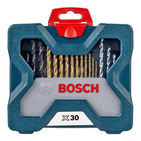 Furadeira Parafusadeira 18V Impacto GSB 180-LI BIVOLT + Estojo Brocas X-Line 30 Peças BOSCH